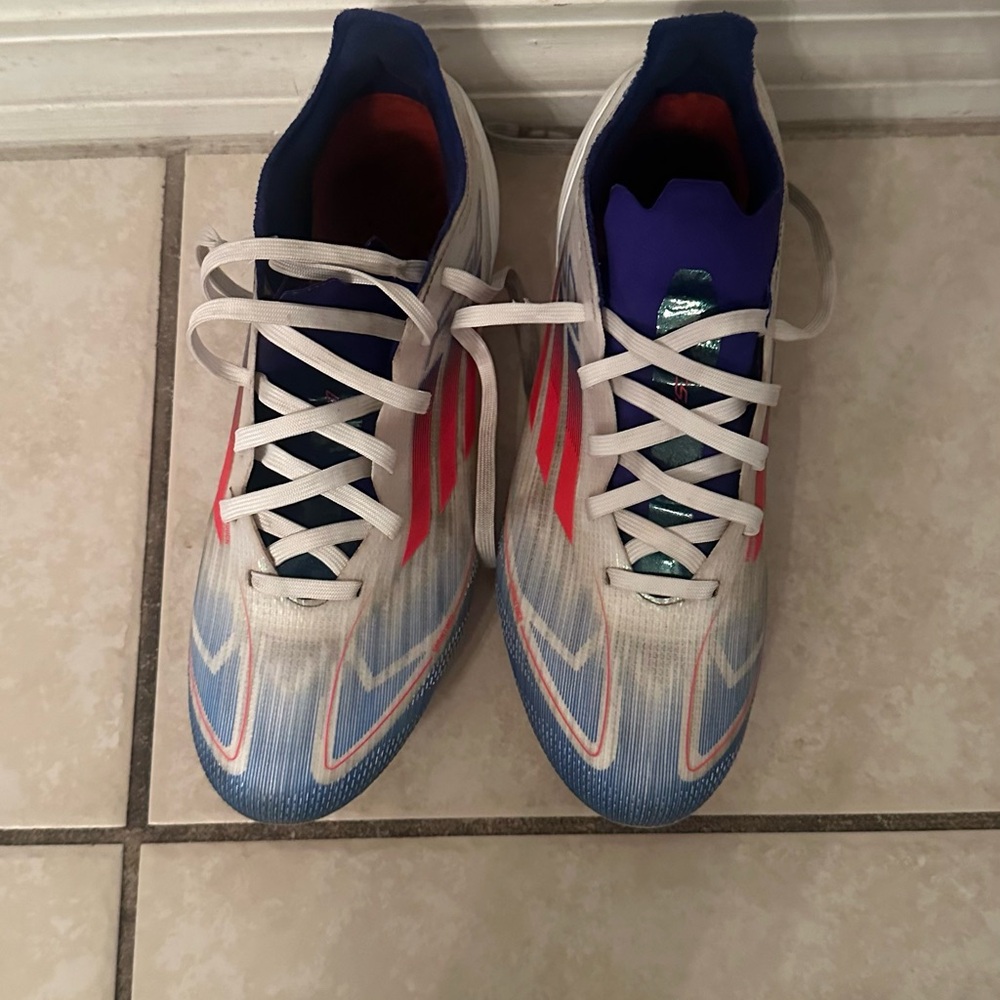 adidas F50 Pro FG Soccer Cleats red/white/blue